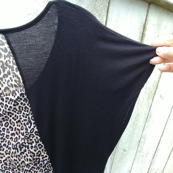 205 Tub - Annabelle U.S.A black and leopard Top 2X - Picture 6 of 8